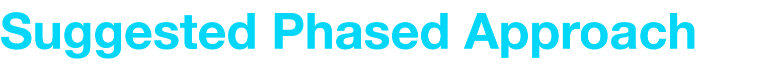 Suggested Phased Approach